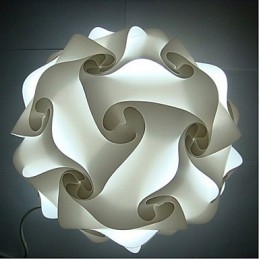 Lampada a sospensione a sfera moderna fai da te 25 cm