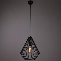 Lampada a sospensione mini diamante 1 luce finitura pittura