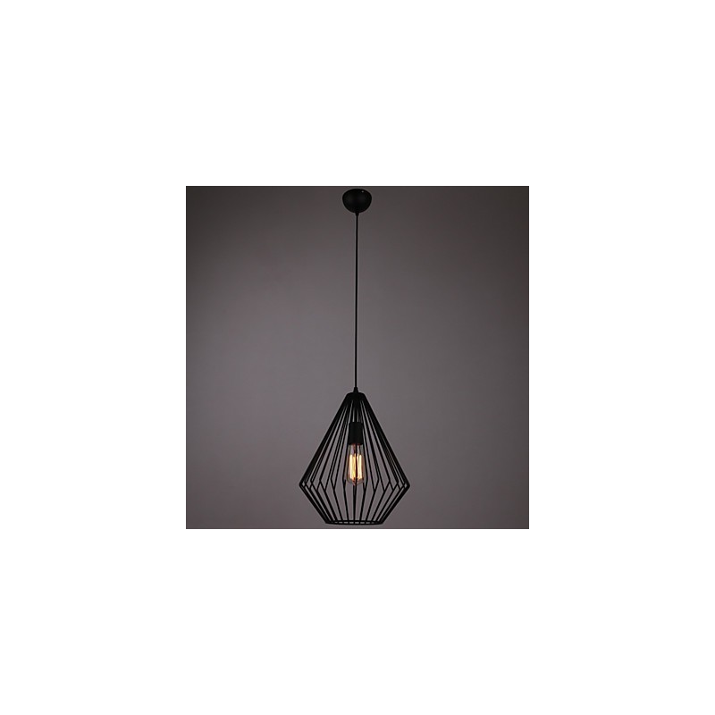 Lampada a sospensione mini diamante 1 luce finitura pittura