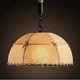 Lampada a sospensione semicerchio in corda di canapa Vogue Lights