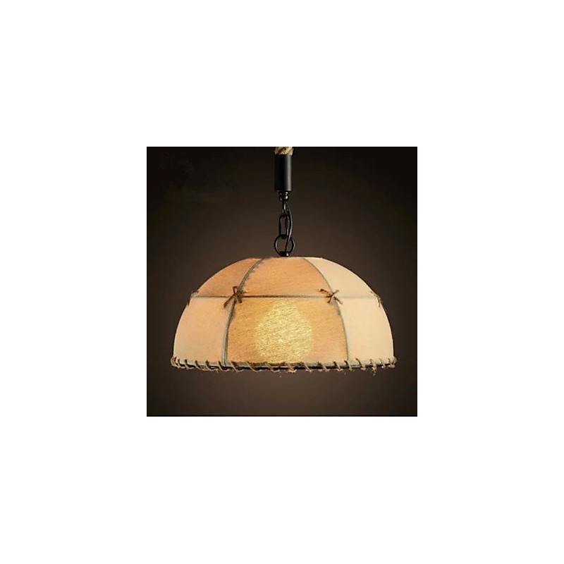Lampada a sospensione semicerchio in corda di canapa Vogue Lights