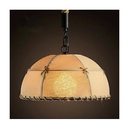 Lampada a sospensione semicerchio in corda di canapa Vogue Lights