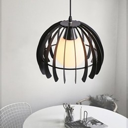Lampada a sospensione moderna in metallo e vetro, 3 luci E26/E27, catena 80 cm