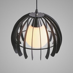 Lampada a sospensione moderna in metallo e vetro, 3 luci E26/E27, catena 80 cm