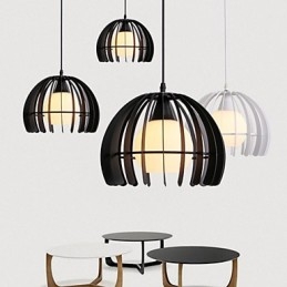 Lampada a sospensione moderna in metallo e vetro, 3 luci E26/E27, catena 80 cm