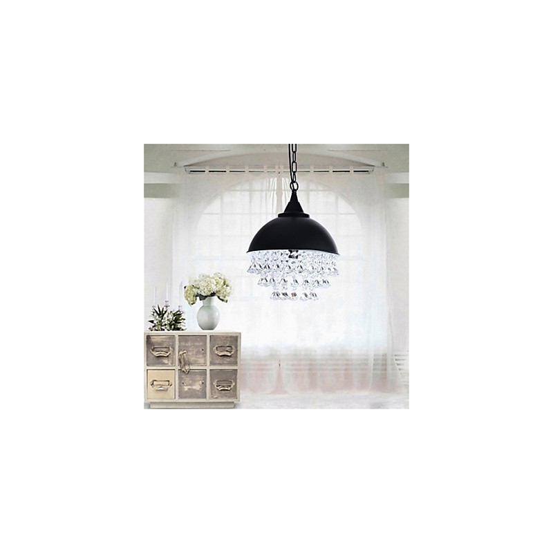 Lampadario a sospensione in ferro a forma di mela, stile retrò minimalista americano, 1 luce
