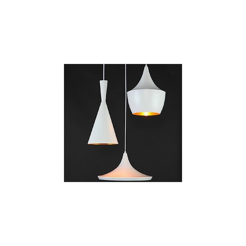 Lampada a sospensione in metallo dipinto