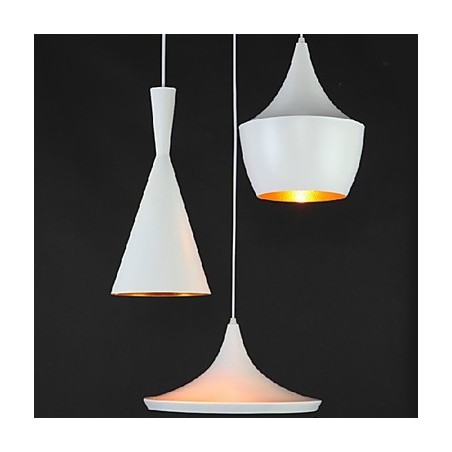 Lampada a sospensione in metallo dipinto