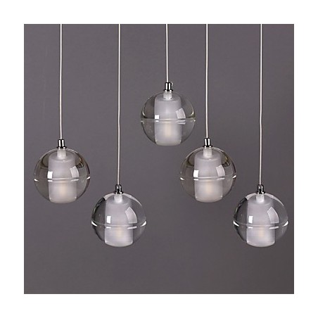 1 lampada a sospensione in pietra di cristallo e vetro, lampada a sospensione da caffè, illuminazione decorativa a sospensione