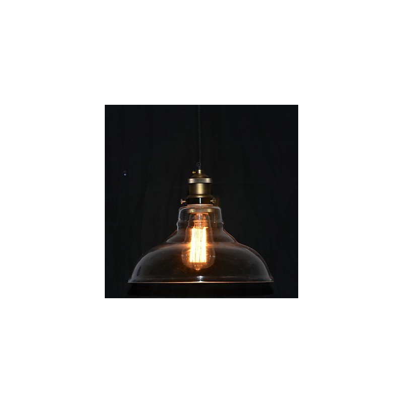 Lampada a sospensione vintage classica a mini ciotola