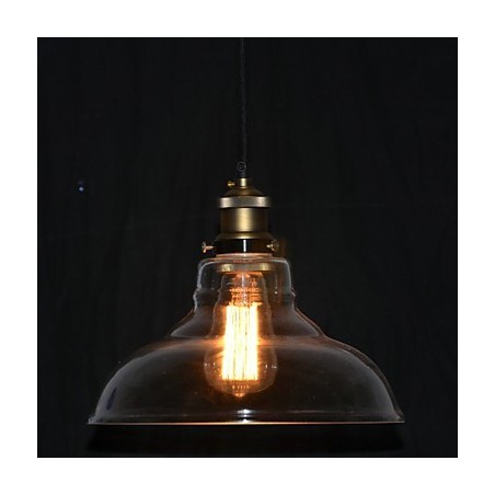 Lampada a sospensione vintage classica a mini ciotola