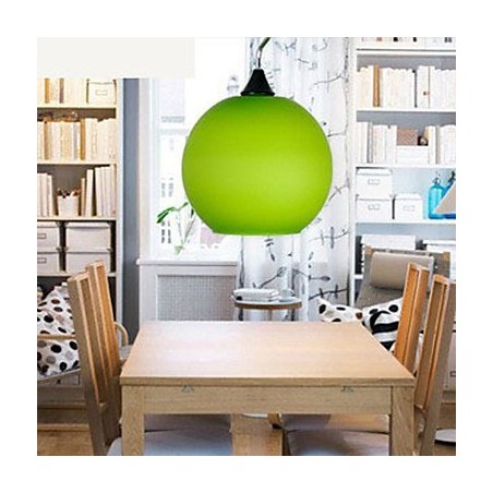 Lampadario a sospensione in vetro colorato semplice e moderno