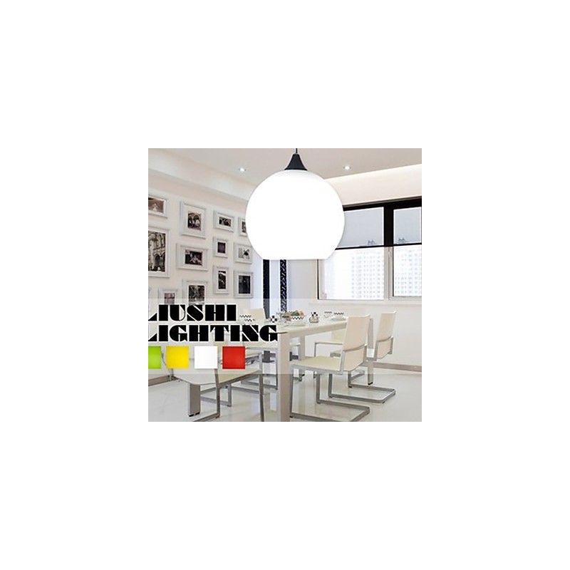 Lampadario a sospensione in vetro colorato semplice e moderno