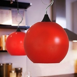 Lampadario a sospensione in vetro colorato semplice e moderno