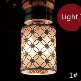 Lampada a sospensione mini LED moderna in metallo nero