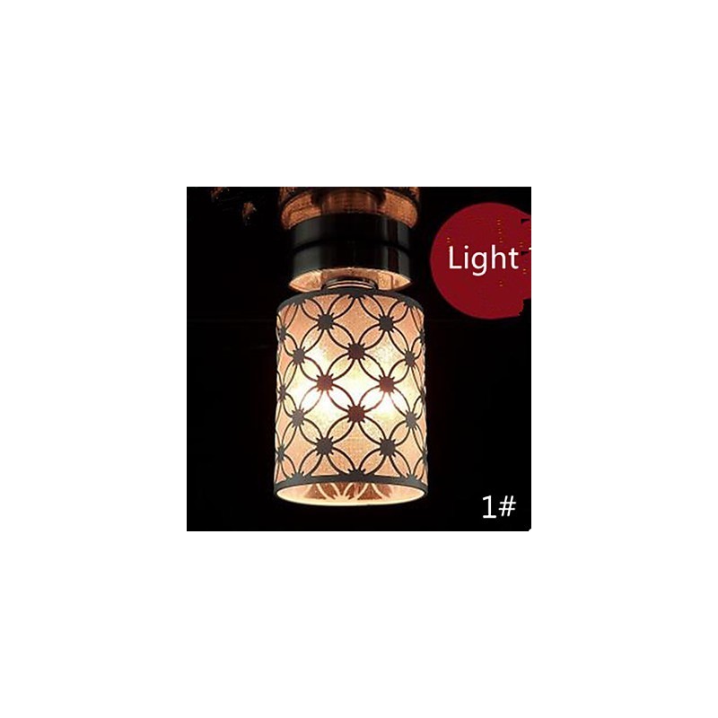 Lampada a sospensione mini LED moderna in metallo nero