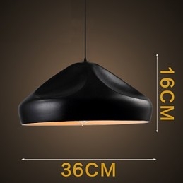 Lampada a sospensione mini in metallo dipinta stile retrò vintage classico