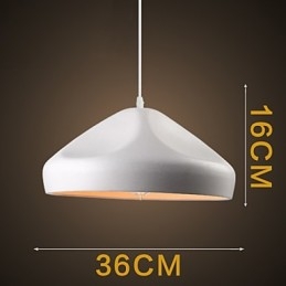 Lampada a sospensione mini in metallo dipinta stile retrò vintage classico