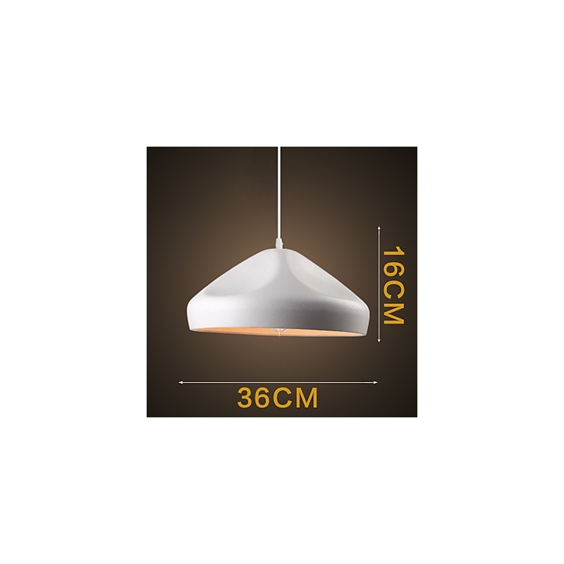Lampada a sospensione mini in metallo dipinta stile retrò vintage classico