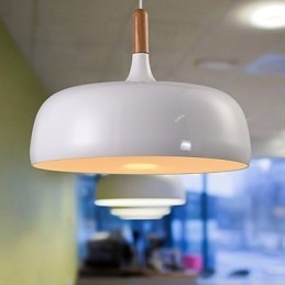 Lampada a sospensione mini in metallo stile country contemporaneo