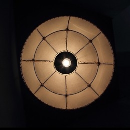 Lampada a sospensione industriale loft 35 cm in tessuto e metallo, 3 luci E26/E27