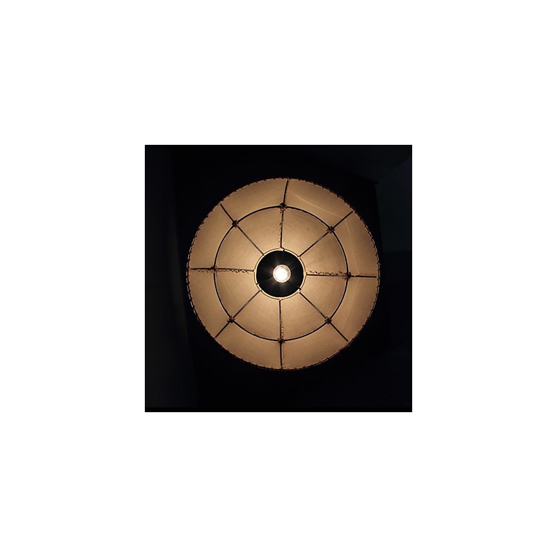 Lampada a sospensione industriale loft 35 cm in tessuto e metallo, 3 luci E26/E27