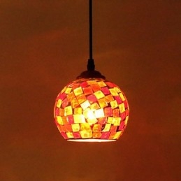 Lampada a sospensione in metallo dipinto moderna e contemporanea