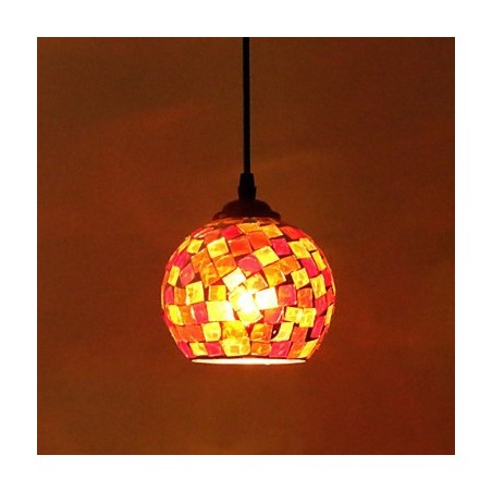 Lampada a sospensione in metallo dipinto moderna e contemporanea