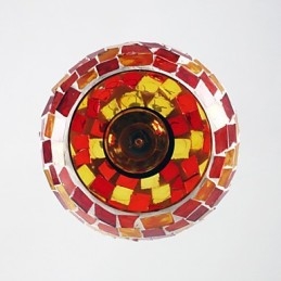 Lampada a sospensione in metallo dipinto moderna e contemporanea