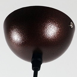 Lampada a sospensione in metallo dipinto moderna e contemporanea