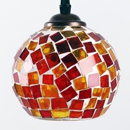 Lampada a sospensione in metallo dipinto moderna e contemporanea