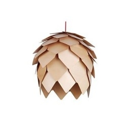 Lampada a sospensione lanterna in legno e bambù