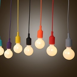 Lampadario a sospensione drago arcobaleno in silicone