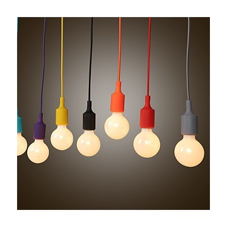 Lampadario a sospensione drago arcobaleno in silicone