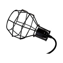 Lampada a sospensione in metallo retrò Mini Garage, nera, 1 lampadina E26/E27