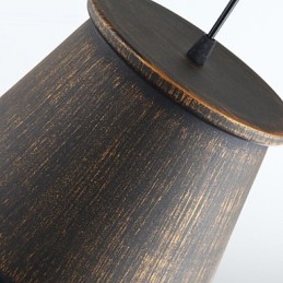 Lampada a sospensione retrò in metallo, catena regolabile 100 cm, 1 lampadina E26/E27