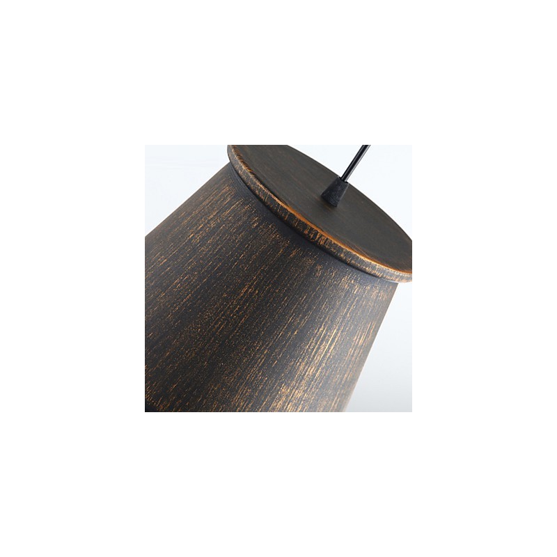 Lampada a sospensione retrò in metallo, catena regolabile 100 cm, 1 lampadina E26/E27