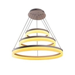 Lampada a sospensione moderna in acrilico bianco LED 130W 3 livelli