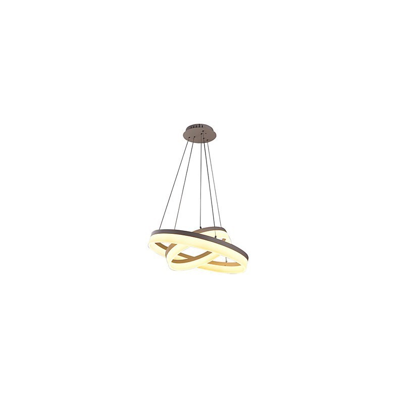 Lampada a sospensione moderna a 3 livelli in acrilico con LED integrato