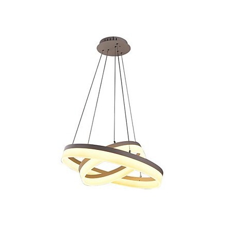 Lampada a sospensione moderna a 3 livelli in acrilico con LED integrato