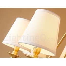 Lampadario rotondo in ottone puro classico tradizionale