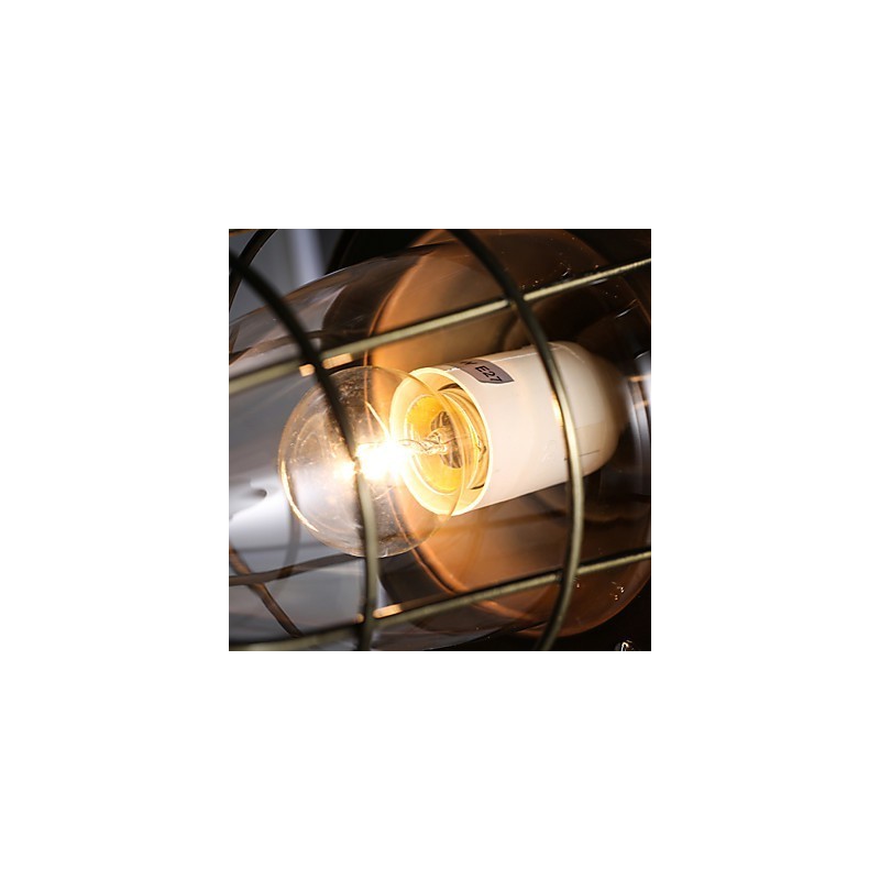 Lampada a sospensione mini retrò in metallo galvanizzato
