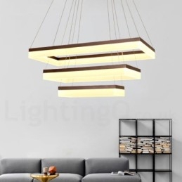 Lampada a sospensione LED Wi‑Fi intelligente dimmerabile a 3 livelli in acrilico
