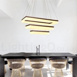 Lampada a sospensione LED Wi‑Fi intelligente dimmerabile a 3 livelli in acrilico