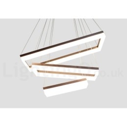 Lampada a sospensione LED Wi‑Fi intelligente dimmerabile a 3 livelli in acrilico