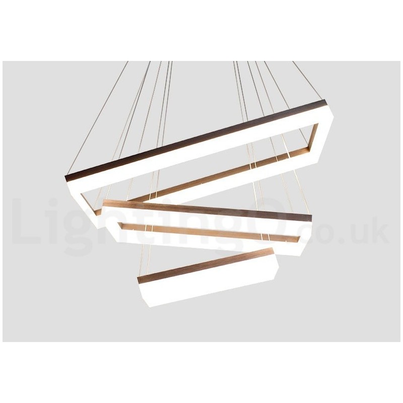 Lampada a sospensione LED Wi‑Fi intelligente dimmerabile a 3 livelli in acrilico