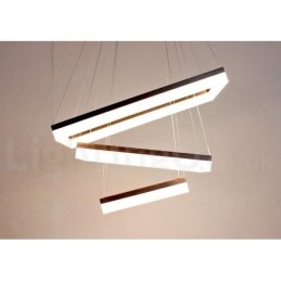 Lampada a sospensione LED Wi‑Fi intelligente dimmerabile a 3 livelli in acrilico