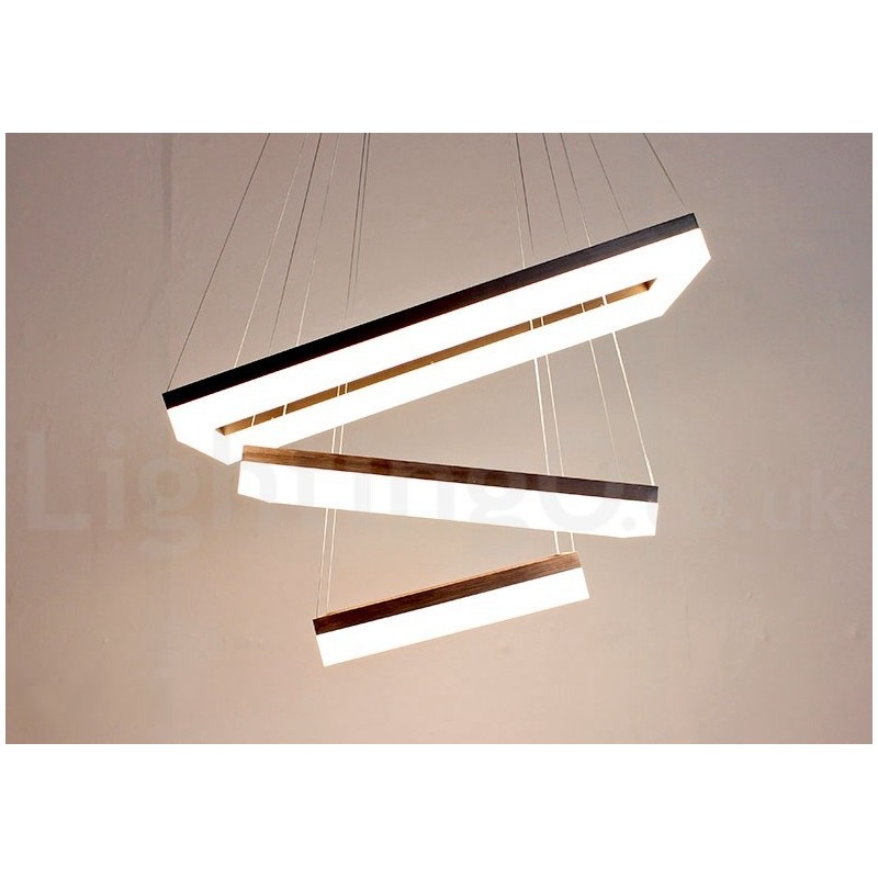 Lampada a sospensione LED Wi‑Fi intelligente dimmerabile a 3 livelli in acrilico