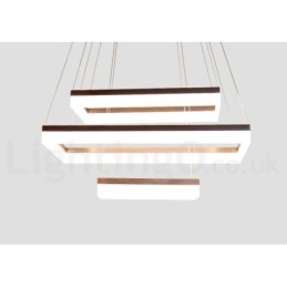 Lampada a sospensione LED Wi‑Fi intelligente dimmerabile a 3 livelli in acrilico