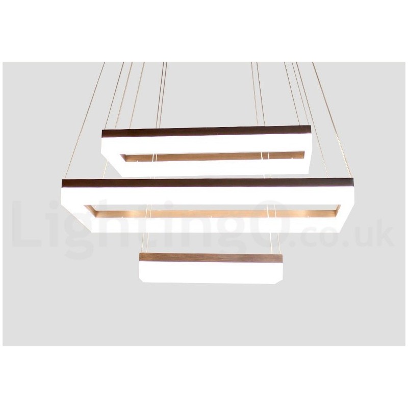 Lampada a sospensione LED Wi‑Fi intelligente dimmerabile a 3 livelli in acrilico